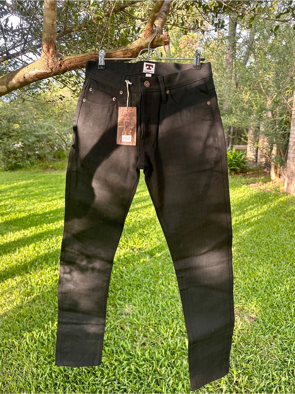 Tellason Men's Black Skinny Jeans